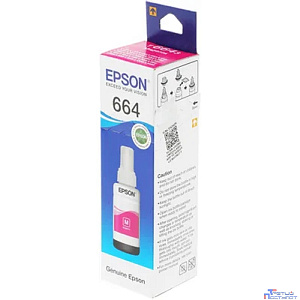 EPSON C13T66434A/C13T664398 Чернила для L100 (magenta) 70 мл
