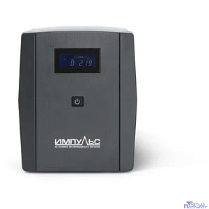 Импульс ИБП Юниор Смарт 1200 LCD,черный {1200/720 ВА/Вт, LCD, USB, RJ11/RJ45, SCHUKOx4} {JS12223}
