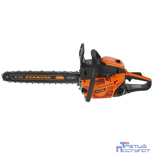 Пила бенз. CARVER RSG 358 [01.004.00046] { картон (18", цепь PROFI 0,325-1,5-72зв.) (2шт./кор.)( 96шт/палл }