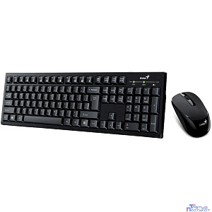 Комплект кл-ра+мышь беспроводной Genius KM-8101 black (31340014402)