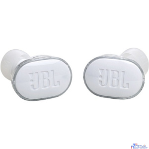 Наушники JBL Tune Buds Ghost, Bluetooth, внутриканальные, белый [jbltbudsgwht]