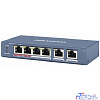 HIKVISION DS-3E0106P-E/M 4 RJ45 100M PoE с грозозащитой 6кВ