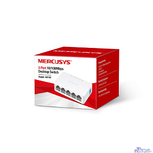 Mercusys MS105 Настольный коммутатор с 5 портами 10/100 Мбит/с