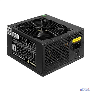 Exegate EX282044RUS Блок питания 600W Exegate 600PPH-LT,  80+, RTL, ATX, black, APFC, 12cm, 24p, (4+4)p, 5*SATA, 3*IDE
