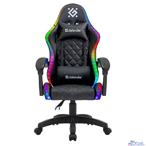 Игровое кресло Energy Черный,RGB,класс 4,PU DEFENDER