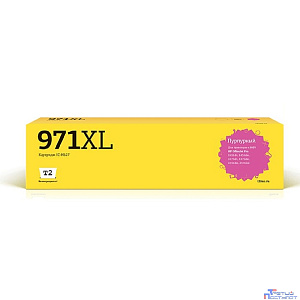 T2 CN627AE №971XL Картридж (IC-H627)  для HP Officejet Pro X451/X476/X551dw/X576dw, пурпурный, с чипом