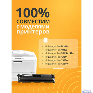 Bion BCR- CF218A-XL6K Картридж для HP {Laserjet Pro M104a/104w/MFP M132a/130fn/130fw/132nw} (6000  стр.), Черный, с чипом