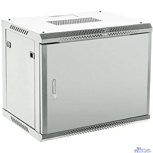 Rexant (04-1866-121) Настенный телекоммуникационный шкаф 19" 18U 600?600мм, дверь металл, с задней стенкой, разборный, серый (RAL 7035)