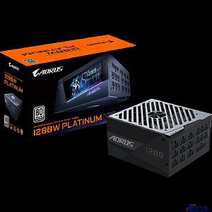 Блок питания Gigabyte ATX 1200W GP-AP1200PM 80+ platinum 24+2x(4+4) pin APFC 140mm fan 16xSATA Cab Manag RTL