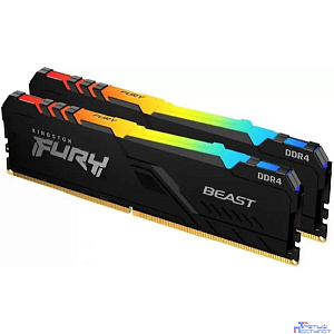 Kingston DDR4 DIMM 32GB Kit 2x16Gb KF432C16BB12AK2/32 PC4-25600, 3200MHz, CL16, RGB