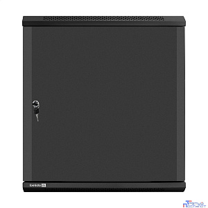 Exegate EX298622RUS Шкаф телекоммуникационный 19" настенный 12U ExeGate EC-WM-12U.600.M.BLACK (19”, 12U, 600x600x635mm (ШхГхВ), передняя дверь металл, съемные боковые панели, пыле- и влагозащита IP23,