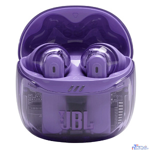 Наушники JBL, модель Tune Flex 2 Ghost - призрачно-фиолетовый