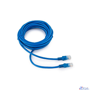 Cablexpert Патч-корд UTP PP12-5M/B кат.5е, 5м, литой, многожильный (синий)