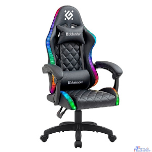 Игровое кресло Energy Черный,RGB,класс 4,PU DEFENDER
