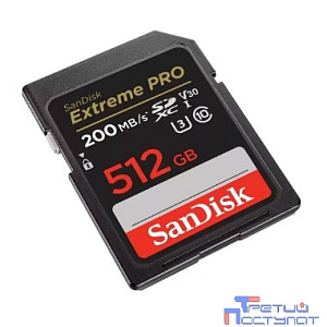 SecureDigital 512GB SanDisk SDXC Extreme Pro UHS-I Class 3 (U3) V30 200/140 MB/s [SDSDXXD-512G-GN4IN]