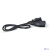 Cabeus PC-189-VDE-1.2M Кабель питания монитор-компьютер IEC 320 C13 - IEC 320 C14 (3x0.75). 1.2м