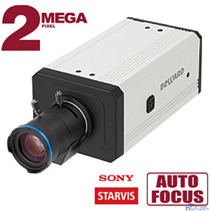 BEWARD SV2016M Корпусная IP-камера 2 Мп, 1/2.8'' КМОП Sony Starvis, microSDXC (до 256 ГБ), встроенная видеоаналитика, SIP