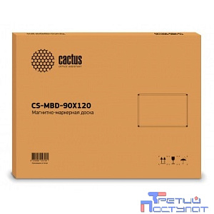 Cactus CS-MBD-90X120 Демонстрационная доска, магнитно-маркерная лак 90х120см алюминиевая рама белый