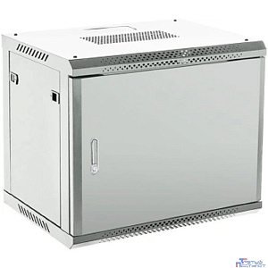 Rexant (04-0966-121) Настенный телекоммуникационный шкаф 19" 9U 600?600мм, дверь металл, с задней стенкой, разборный, серый (RAL 7035)