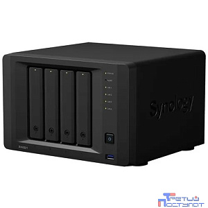 Synology DVA3221 Сетевое хранилище QC2,1GhzCPU/8GB DDR4(up to 32GB)/RAID0,1/upto 4 3,5/2,5 SATA HDD/SSD (up to 14 with 2xDX517)/3xUSB3.2/2xeSATA port/1xCOM port/8xIPcam(up to 32)/1xRPS/3YW