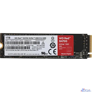 WD SSD Red SN700 NVMe WDS100T1R0C 1ТБ M2.2280 NVMe PCIe Gen3 8Gb/s