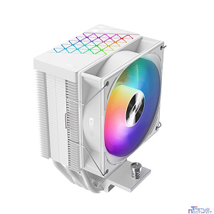 PCCooler R400 ARGB WH S115X/1200/1700/AM4/AM5 (TDP 180W, 90mm ARGB Fan, 4 тепловые трубки 6мм, 650-2200RPM, 28,3dBa)