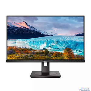 LCD PHILIPS 23.8" 242S1AE черный с поворотом экрана {IPS 1920x1080 75Hz 4ms 178/178 250cd D-Sub DVI HDMI1.4 DisplayPort1.2 Pivot MM}