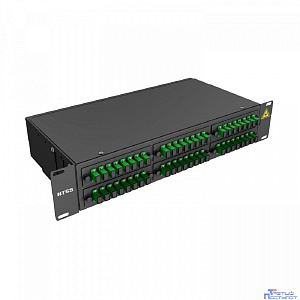 NTSS Кросс 19" NTSS PREMIUM, предсобранный 2U, 32 порта SC/APC, 9/125 мкм, (сплайс, пигтейлы, кдзс, планки, адаптеры), черный, RAL9005 NTSS-RFOB-PM-2U-32-SC/A-9-SP1.5G1A-BL