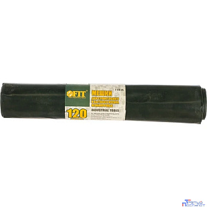FIT РОС Мешки для строительного мусора, ПВД особопрочные, 120 л, 700х1100 мм, толщина 70 мкм, 5 шт.  [11935]