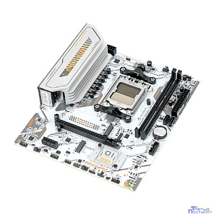 MAXSUN MS-eSport B650M WIFI6 ICE (Socket AM5, mATX, 2*DDR5(96Gb), DP/HDMI, 2*SATA3, 2*M.2, 1*PCIEx16/1*PCIEx1, 2*USB 2.0, 4*USB 3.2, LAN 1*1G,  Bluetooth,  Wi-Fi 802.11ax, RTL)
