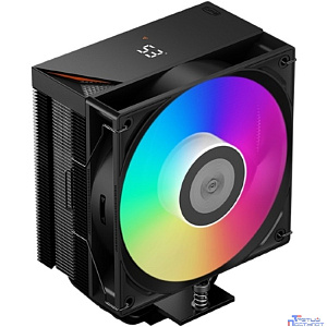 Кулер PCCooler RT500 Digital ARGB BK  S115X/1200/1700/18XX/AM4/AM5 (TDP 245W, 1x120mm PWM ARGB FAN, 5 тепловых трубок 6мм, 500-2200RPM, 32dBa)