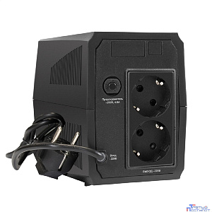 Exegate EX294611RUS ИБП ExeGate Power Back BNB-500.LED.2SH <500VA/300W, LED, 2*Schuko, Black>