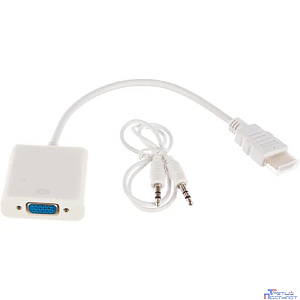 Rexant (17-6936) Переходник штекер HDMI - гнездо VGA, провод + шнур стерео 3,5мм