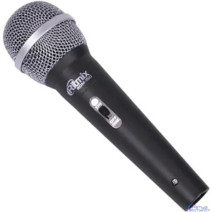 RITMIX RDM-150 (Black) {50 Гц - 10 кГц, 600 Ом, чувств. микр. -50 дБ, выход Jack 6.3 мм, 50 x 50 x 180 мм, длина кабеля 4 м, пластик}