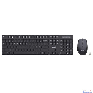 Клавиатура и мышь Wireless Filum FL-KTW10-BK мышь оптическая USB, 4 кл., DPI: 800/1200/1600, 104 кл., тип клавиатуры: мембранная, питание АА 1 шт., че