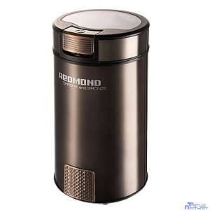 Кофемолка, Redmond, RCG-CBM1604,Максимальная мощность 280 Вт ,Система помола ротационный нож ,Регулировка степени помола нет ,Количество степеней помола 1 шт ,Максимальная доза для помола 50 г