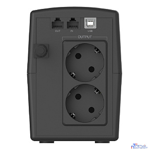 ИБП CBR QUANTUM QTM-650 [Line Interactive 650 VA / 360 W, 2 x EURO, HID-USB, RJ45]