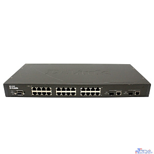 D-Link DES-3526_RFB/A22 Восстановленный в производственных условиях управляемый коммутатор 2 уровня с 24 портами 10/100Base-TX, 2 комбо-портами 1000Base-T/SFP (H/W А2).