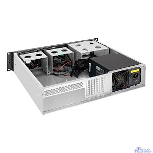 Exegate EX298535RUS Серверный корпус ExeGate Pro 2U400-04 <RM 19", высота 2U, глубина 400, БП 1100PPH-SE, 2*USB>