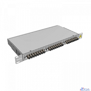 NTSS Кросс 19" NTSS PREMIUM, предсобранный 1U, 16 портов SC/UPC, 50/125 мкм, (сплайс, пигтейлы, кдзс, планки, адаптеры) NTSS-RFOB-PM-1U-16-SC/U-50-SP1.5G1A