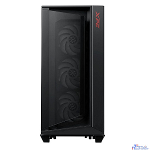 XPG CRUISER BLACK (CRUISERST-BKCWW) (Midi-Tower, черный, TG, 120mm ARGB fan*3)