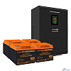Exegate EX296683RUS Комплект ИБП EX296005RUS + батарея 45Ач EX285666RUS 4шт (инвертор, синус, для котла, настенный) FineSine SX-7000.LCD.AVR.2SH.T <7000VA/5000W, чистая синусоида, цветной LCD-дисплей,