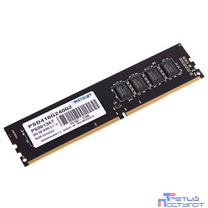 Patriot DDR4 DIMM 16GB PSD416G24002 PC4-19200, 2400MHz