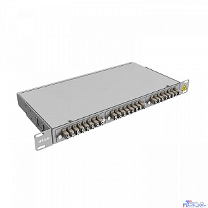 NTSS Кросс 19" NTSS PREMIUM, предсобранный 1U, 2 порта LC/UPC duplex, 50/125 мкм, (сплайс, пигтейлы, кдзс, планки, адаптеры) NTSS-RFOB-PM-1U-2-2LC/U-50-SP1.5G1A