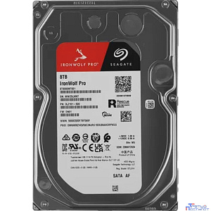 8TB Seagate Ironwolf Pro (ST8000NT001) {SATA 6.0Gb/s, 7200 rpm, 256mb buffer, 3.5", для NAS}
