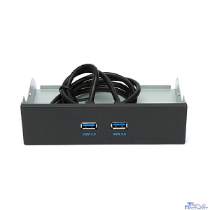 Gembird Планка USB 3.0 на переднюю панель 5.25", 2 порта USB (FP5.25-USB3-2A)