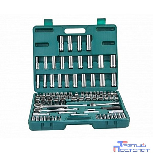 JONNESWAY S05H48107S Набор инструмента универсальный 1/4", 3/8" и 1/2"DR, 107 предметов