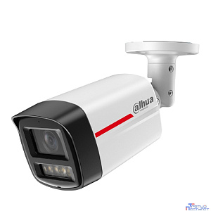 DAHUA DH-IPC-HFW2449TLP-S-LED-0280B-PRO Уличная цилиндрическая IP-видеокамера WizColor 4Мп, 1/1.8” CMOS, объектив 2.8мм, видеоаналитика, микрофон, LED 50м, IP67, металл