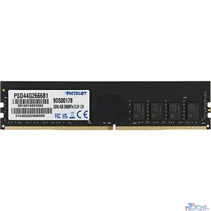 Patriot DDR4 DIMM 4GB PSD44G266681 PC4-21300, 2666MHz