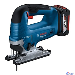 Лобзик электрический Bosch Лобзик аккумуляторный Bosch GST 185-LI, (1АКБ + ЗУ), 18В, 4А*ч, кейс (06015B3023)